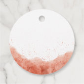 テラコッタボホ砂漠の赤ちゃんシャワーありがとう フェイバータグ (裏面)