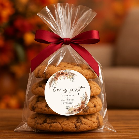 テラコッタボホ秋フローラの愛結婚は甘い ラウンドシール