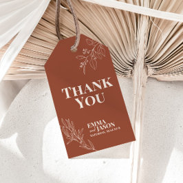 テラコッタボホ結婚フローラのギフトラベル ギフトタグ