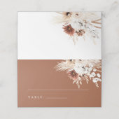 テラコッタボホ結婚フローラ座席表 プレイスカード (外部開封)