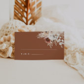 テラコッタボホ結婚フローラ座席表 プレイスカード