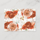 テラコッタボホ結婚フローラ詳細 エンクロージャーカード (裏面)