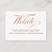 テラコッタボホ結婚フローラ詳細 エンクロージャーカード (正面)