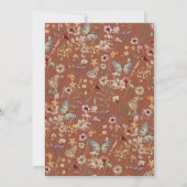 テラコッタボホ結婚式招待状 招待状 (裏面)