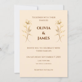 テラコッタボホ結婚式招待状 招待状