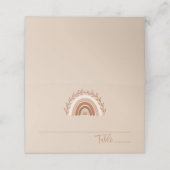 テラコッタボホ自然レインボー座席表 プレイスカード (外部開封)