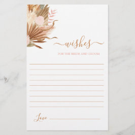 テラコッタボホ花嫁のカードをお願い