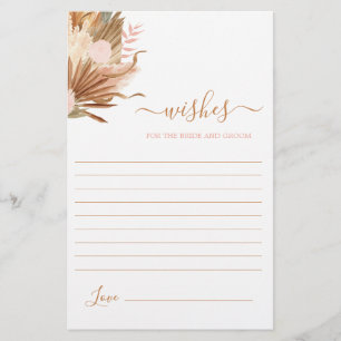 テラコッタボホ花嫁のカードをお願い