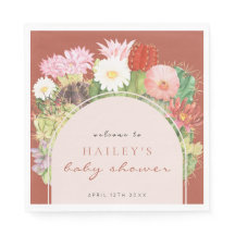 テラコッタボホ開花サボスベイビーシャワー