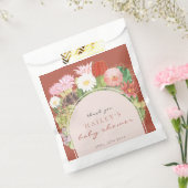 テラコッタボホ開花サボスベイビーシャワー フェイバーバッグ (封をした状態)