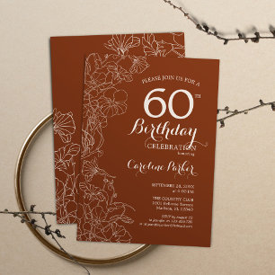 テラコッタボホ60thバースデーパーティー 招待状