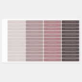 テラコッタボーイズタイポグラフィ防水学校 ラベル (シート)