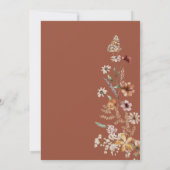 テラコッタボ素朴ホ結婚式招待状 招待状 (裏面)