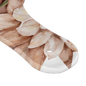 テラコッタボ素朴ホ花模様モノグラムイニシャル カッティングボード (角)