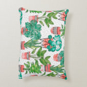 テラコッタポットズウォーターカラーハウスプラントシームレス  アクセントクッション (裏面(縦))