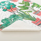 テラコッタポットズウォーターカラーハウスプラントシームレス  シェルパブランケット (3/4)