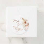 テラコッタポップ・アートのイット彼女がポップボホパンパスグラス フェイバータグ (インサイチュ)