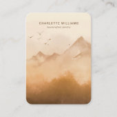 テラコッタマウンカスタムテンジュエリーカード 名刺 (正面)