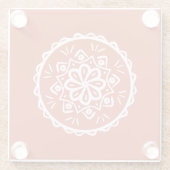 テラコッタマンダラ ガラスコースター (裏面)