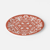 テラコッタマンダラ ペーパープレート (アングル)