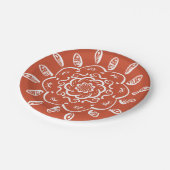 テラコッタマンダラ ペーパープレート (アングル)