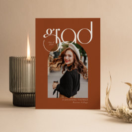 テラコッタミニマモダンリスト5アーチピック卒業 招待状