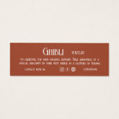 テラコッタミニマリストご購入ありがとうございます (裏面)