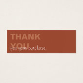 テラコッタミニマリストご購入ありがとうございます (正面)