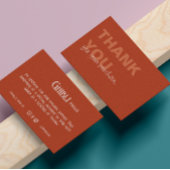 テラコッタミニマリストご購入ありがとうございます 名刺