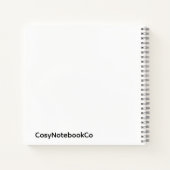 テラコッタミニマリストノート ノートブック (裏面)