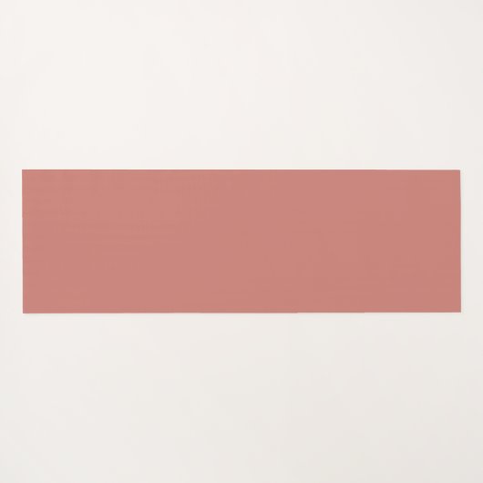 テラコッタミニマリストパーソナライズされた書 ヨガマット (裏面(横))