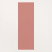 テラコッタミニマリストパーソナライズされた書 ヨガマット (裏面)