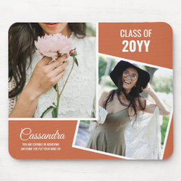 テラコッタミニマリスト2写真卒業 マウスパッド