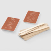 テラコッタミニマルフローラ結婚ズ ハンドファン (組立なし)