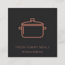 テラコッタミニマルラストポットミールシェフケータリング