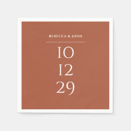 テラコッタミニマル賞特別賞日結婚付 スタンダードカクテルナプキン