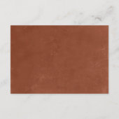 テラコッタムーディ結婚ーフローラ詳細カード エンクロージャーカード (裏面)