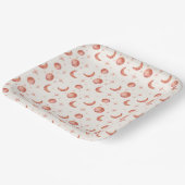 テラコッタムーンアンドスターズパーティー紙プレート ペーパープレート (傾斜あり)