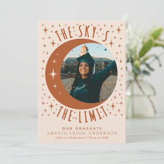 テラコッタムーン卒業写真発表会 招待状 (スタンド正面)