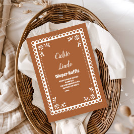 テラコッタメキシカンシエリートリンドおむつラッフル エンクロージャーカード