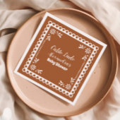 テラコッタメキシカンシエリートリンド赤ちゃんシャワー スタンダードカクテルナプキン