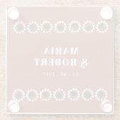 テラコッタメキシコボホバロ結婚ズ ガラスコースター (裏面)