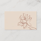 テラコッタモダンの本の要求シンプル赤ちゃんシャワー エンクロージャーカード (裏面)