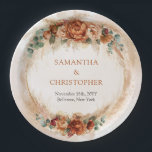 テラコッタモダンの花バーガンディのパンパ緑 ペーパープレート<br><div class="desc">色とはっきりしたのtouchをポップ・アートのあなたの装飾に加え結婚る準備？テラコッタの花モダンと燃えるパンパと緑の紙のプレートよ！これらのユニークプレートは、あなたの特別な日におもしろいと冒険的な雰囲気を追加するのに最適である。彼らの色鮮やかや植物性デザインで、彼らはあなたのクリエイティブと大胆な味に畏敬の念を持って結婚あなたの客の声離れを出すに違いない。だから先に進み、型破りな受け入れ、これらの魅惑的な紙プレートがあなたの披露宴のハイライトである！アイテムの一致や連絡カスタマイズに躊躇しない。赤面バラ©</div>