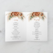 テラコッタモダンの花ブルゴーニュのパンパスプログラム プログラム (内部)