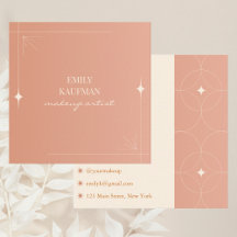 テラコッタモダングラデーショントレンディーメイクアップアーティスト