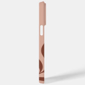 テラコッタモダンシェード垂直名植物体 Case-Mate iPhoneケース (裏面 / 右)