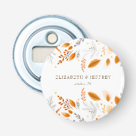 テラコッタモダンスクリプトエレガント秋の結婚式 栓抜き