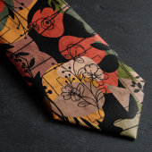 テラコッタモダンダークスタイル ネクタイ