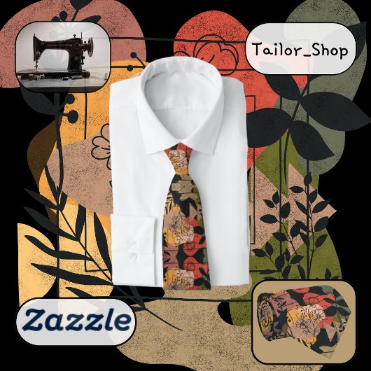 テラコッタモダンダークスタイル ネクタイ